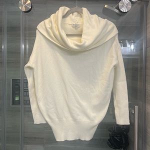 Ivory Cowl or Off Shoulder Sweater